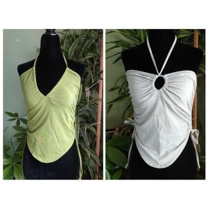 Bundle of Tops SHEIN Summer Tank Tops Size Large green / blue